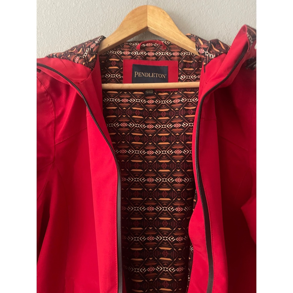 Pendleton Red Hooded Jacket - Picture 5 of 10